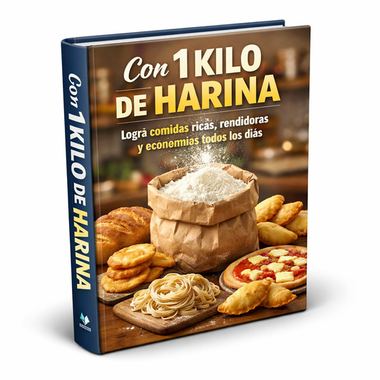 Con 1 KILO DE HARINA Almorza y Merenda +50 RECETAS