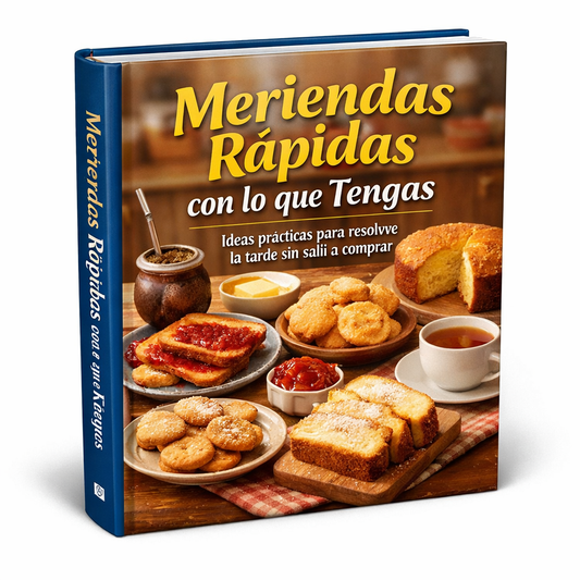 Meriendas Rápidas con lo que Tengas +50 RECETAS