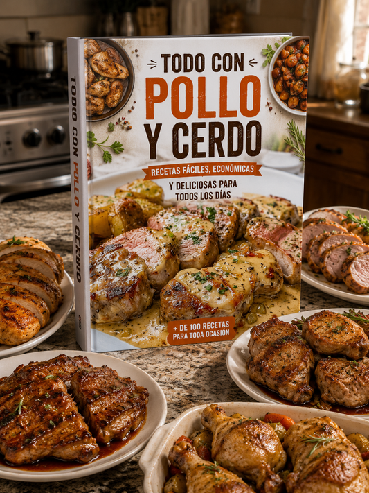 Todo con Pollo y Cerdo!!!